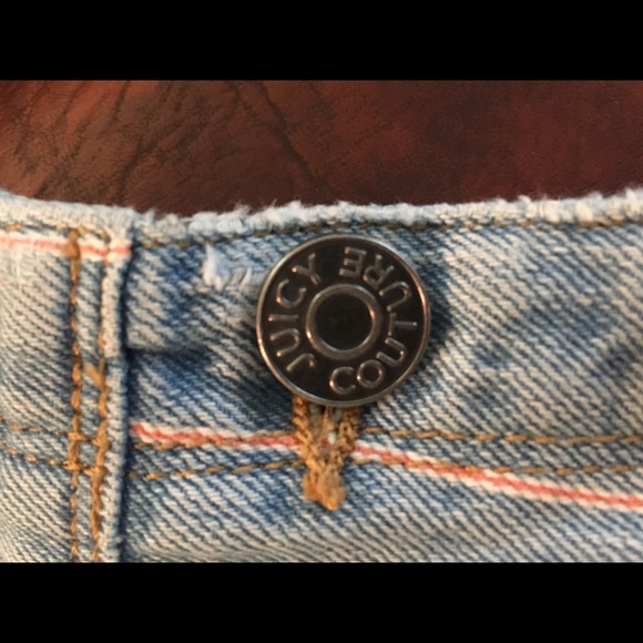 Juicy Couture Black Label Denim Stripe Skirt - Picture 3 of 8